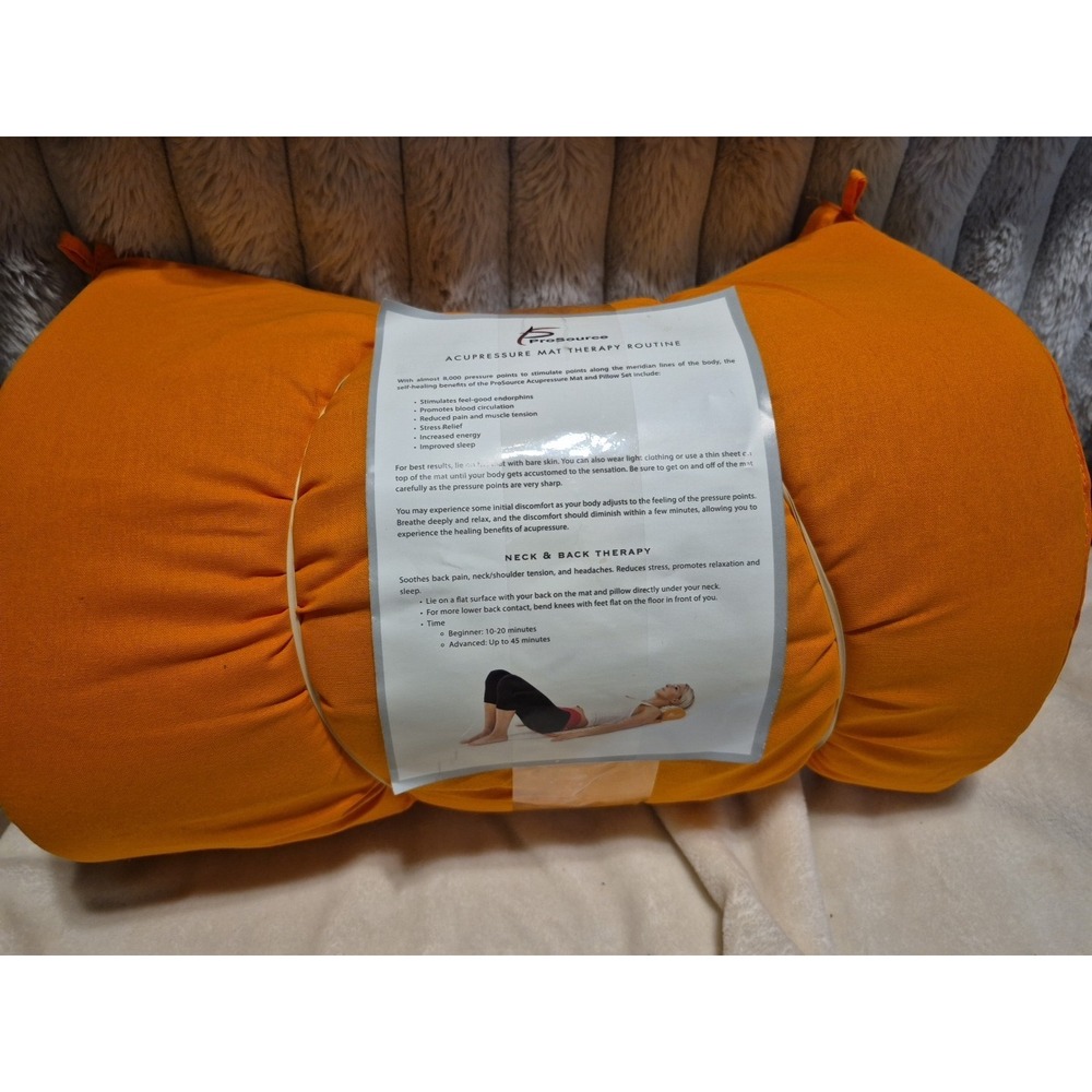 ProsourceFit Acupressure Mat & Pillow: Back/Neck‎ Pain Relief, Relaxation